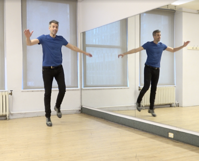 Single Leg Balance Touch horizonatal Exercise